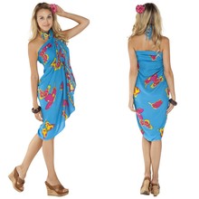 Butterfly Sarong in Blue / Multicolor