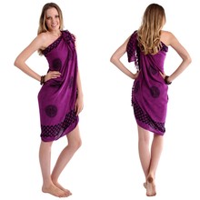 Celtic Sarong, "Interlace Knotwork" Royal Purple