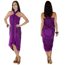 Royal Purple Celtic Cross Sarong
