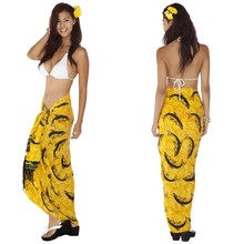 Dolphin Sarong in Yellow