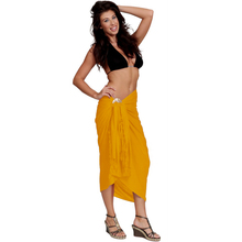 Solid Colored Sarong in Yellow