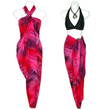 Pink-Red-Purple "Chakra" Tie Dye Sarong