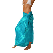 Tie Dye Sarong in Turquoise