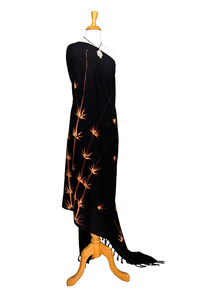 Bamboo High-End Pertama Sarong in Black