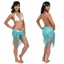 Sheer Sarong in Turquoise