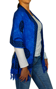 Blue Celtic Knot Scarf